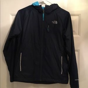 ⭐️💦💨 TNF boys reversible jacket size 14/16 Large